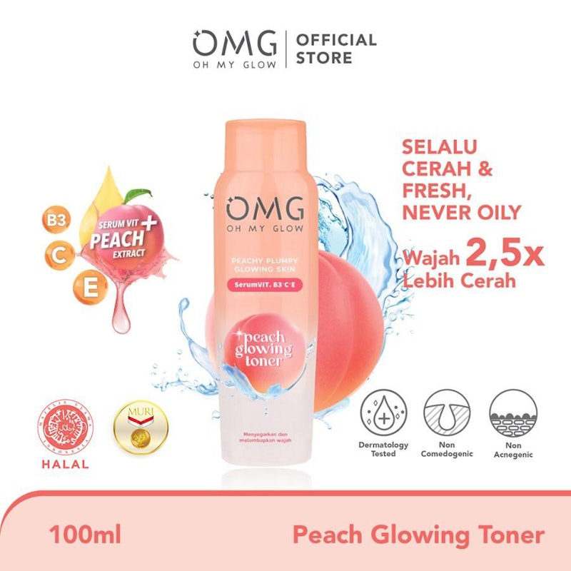 OMG OH MY GLOW Peach Glowing Toner 3