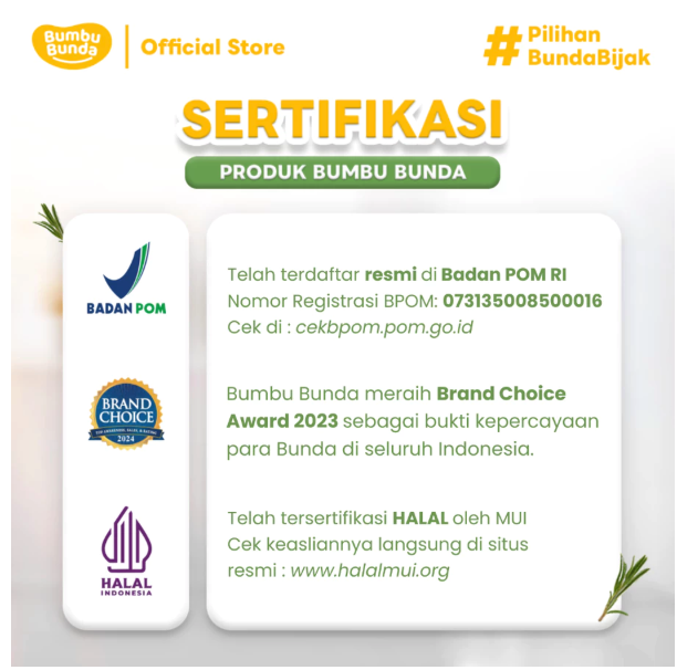 Natura Indoland Bumbu Bunda Elia BB Booster Rice Beef Steak