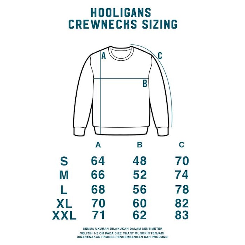 Hooligans Sweater Crewneck Bold Nakata Misty 6