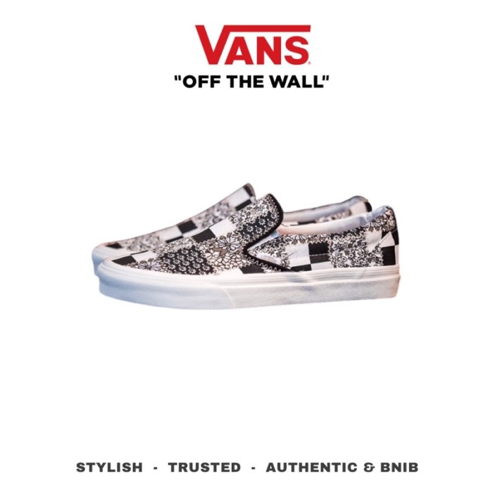 Vans Slip On Patchwork Floral Multi Marshmallow 3