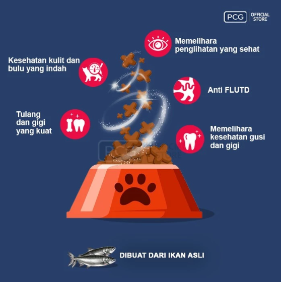 Perfect Companion Indonesia Cat Choize Plus Adult Cat Food Tuna & Salmon 1,2 kg