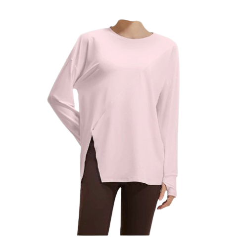 ANMO Long Sleeve T-Shirt Yoga Oversize Sport