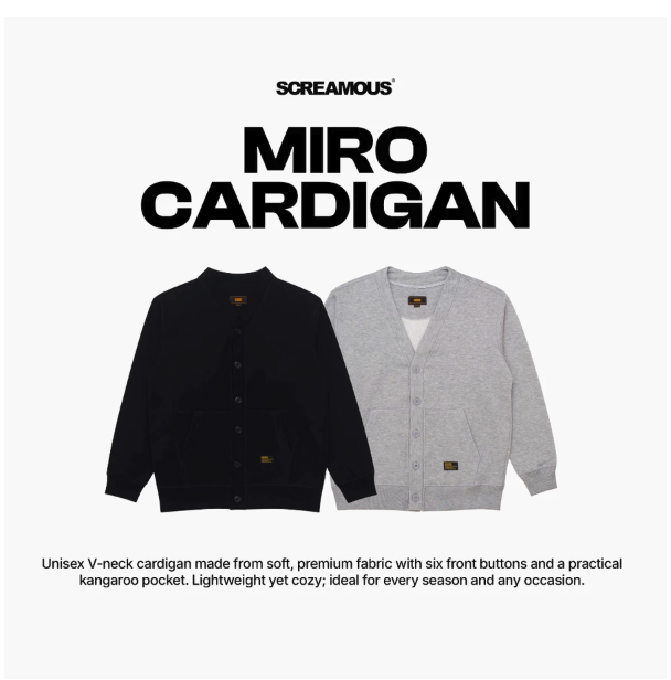 SCREAMOUS MIRO Cardigan 2