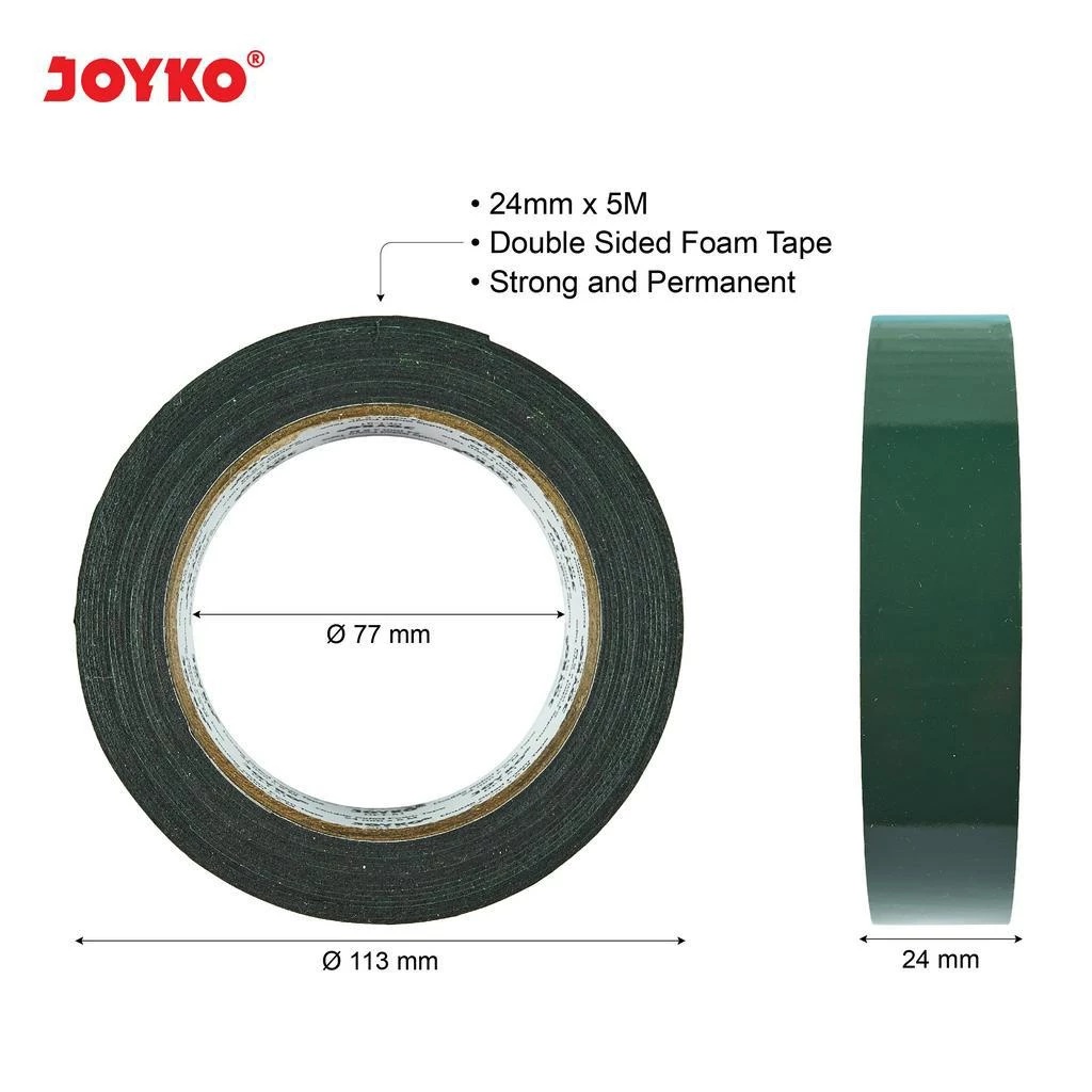 Atali Makmur Joyko Double Sided Foam Tape White DFT-52