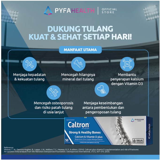 Caltron Bantu Memenuhi Kesehatan Tulang