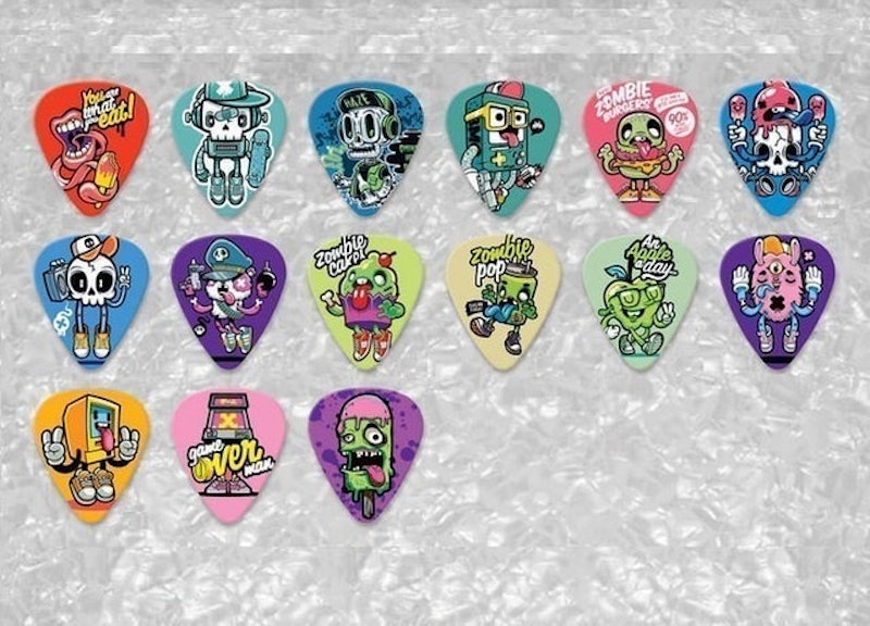 Pick Gitar Motif Kartun 1