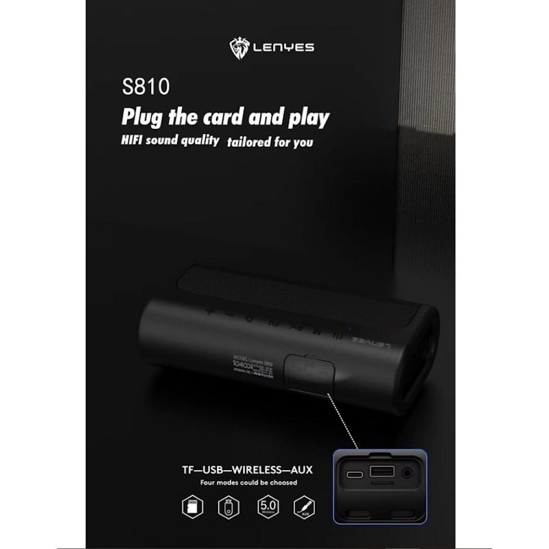 LENYES 80W Bombass Speaker 5
