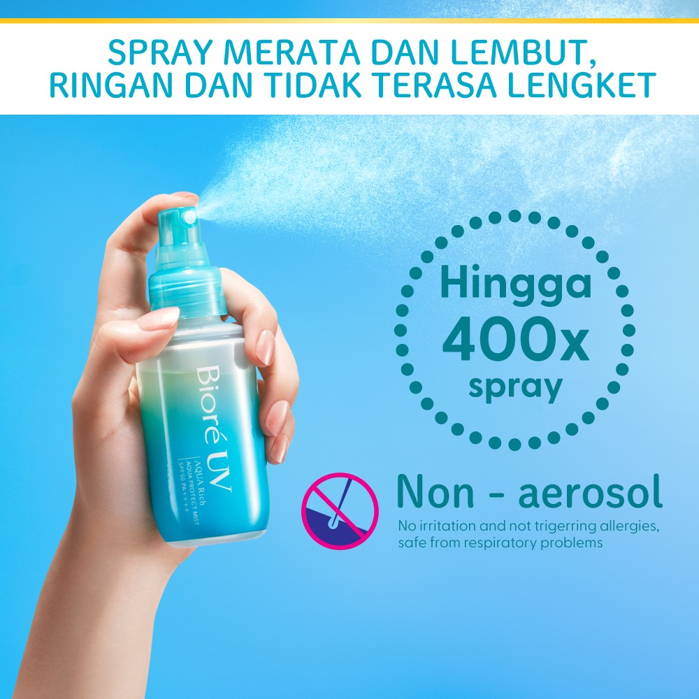 Biore UV Aqua Rich Aqua Protect Mist SPF 50 PA++++