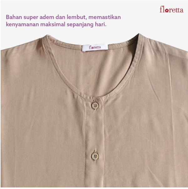  Floretta Set Piyama Momo Lengan Panjang FLO-HPJ-001