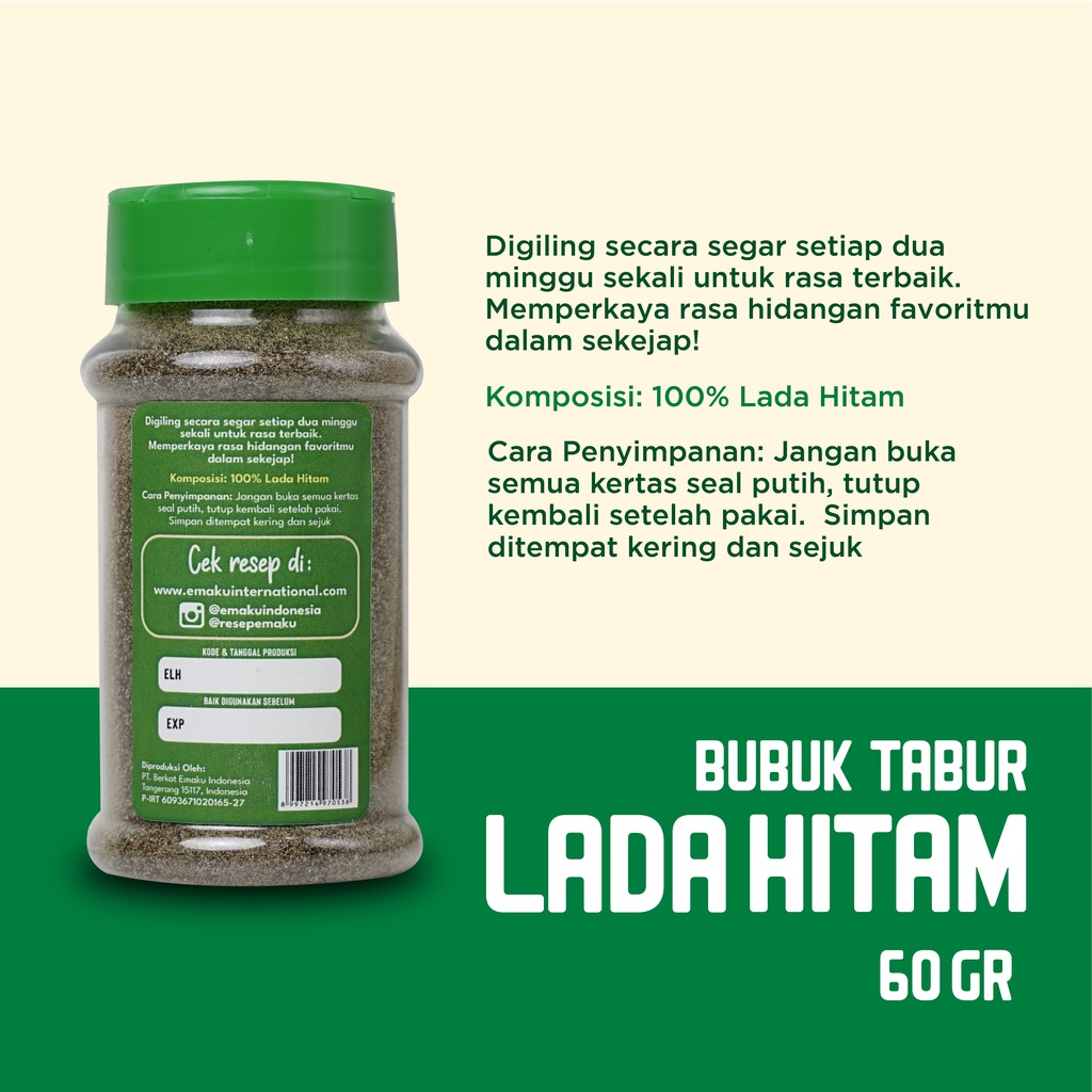 Emaku Bubuk Lada hitam