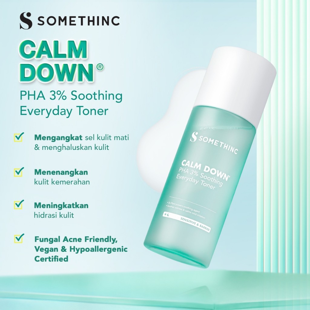 Royal Pesona Indonesia  SOMETHINC Calm Down! PHA 3% Soothing Everyday Toner