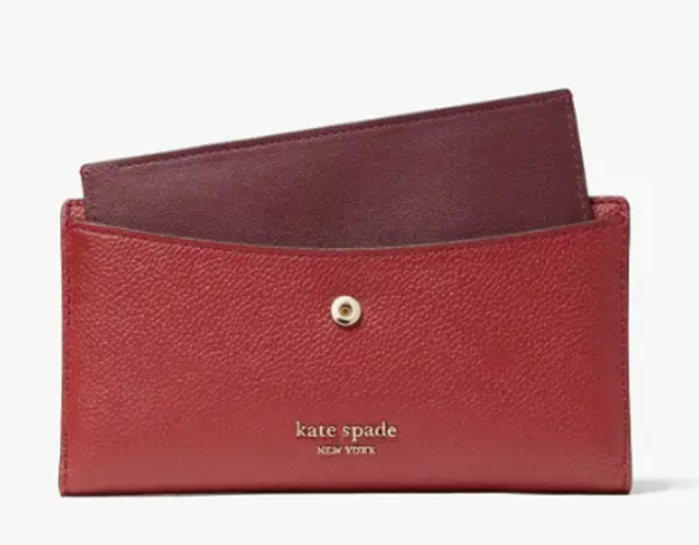 Kate Spade Zip Code Colorblocked Bifold Wallet
