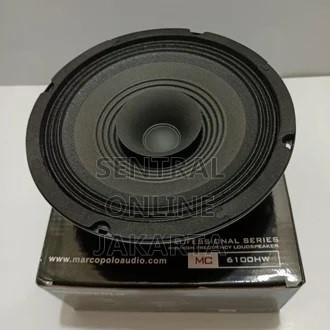 Marcopolo Audio Marcopolo Professional Series Midhigh Frequency Loudspeaker 6" MC 6100HW