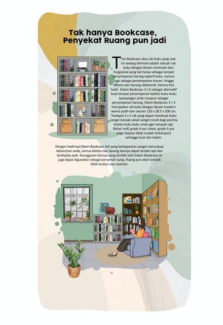 iFURNHOLIC Edwin Bookcase