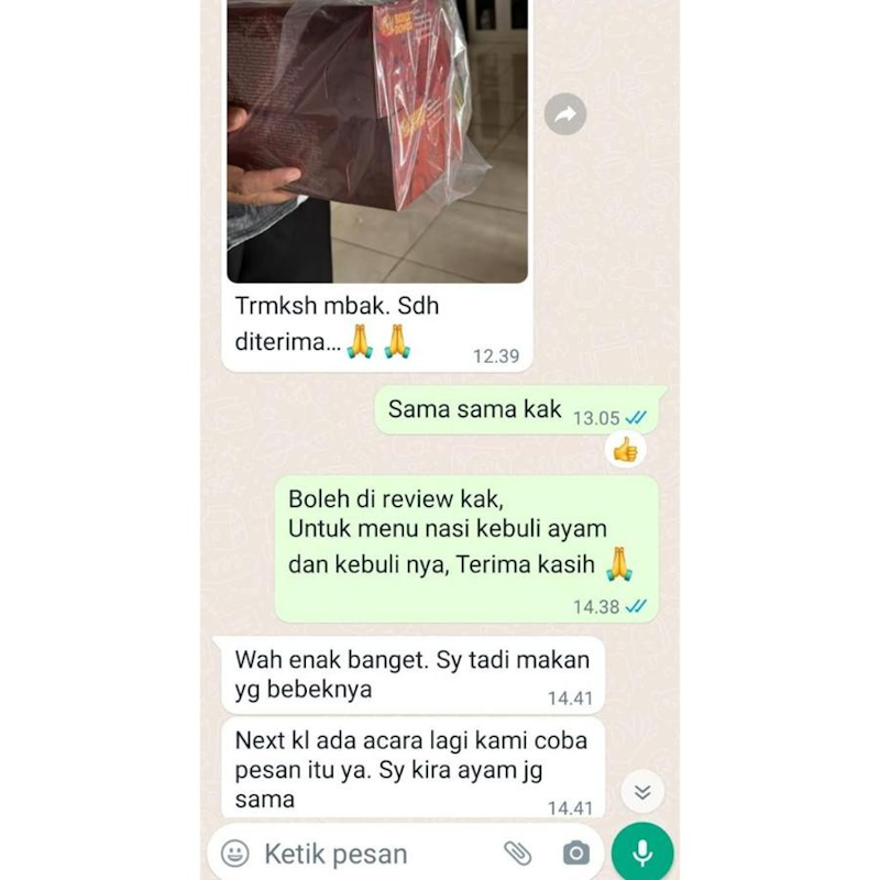 Bebek Dower Nasi Kebuli Ayam 1/4 ekor + Samosa 5