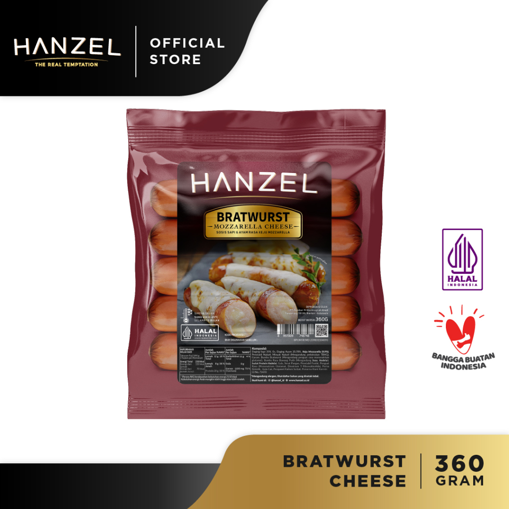 Sumber Prima Anugrah Abadi Hanzel Bratwurst Cheese