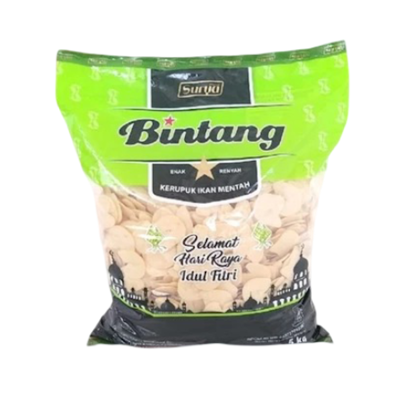 Surya Bintang Kerupuk Udang Mente Kecil 250 g 1