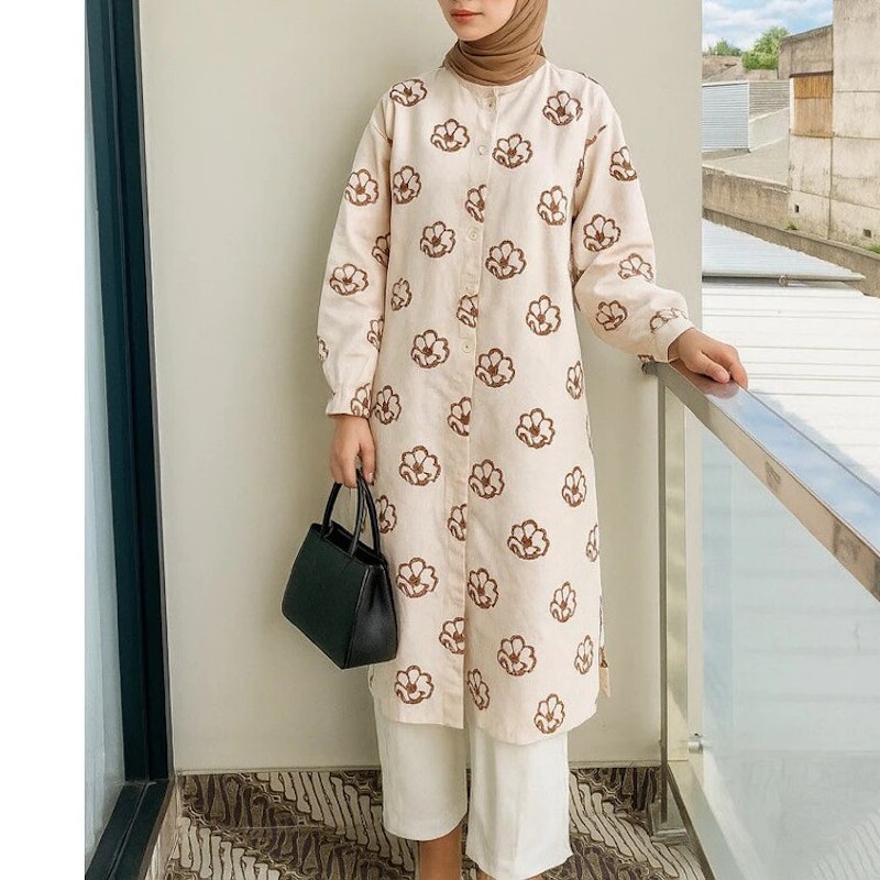 Masayu Batik Tunik Batik Wanita Jumputan 3
