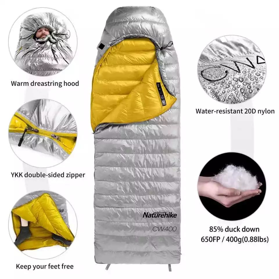 Zhejiang Naturehike Sporting Products Naturehike Sleeping Bag CW400  NH18C400-D