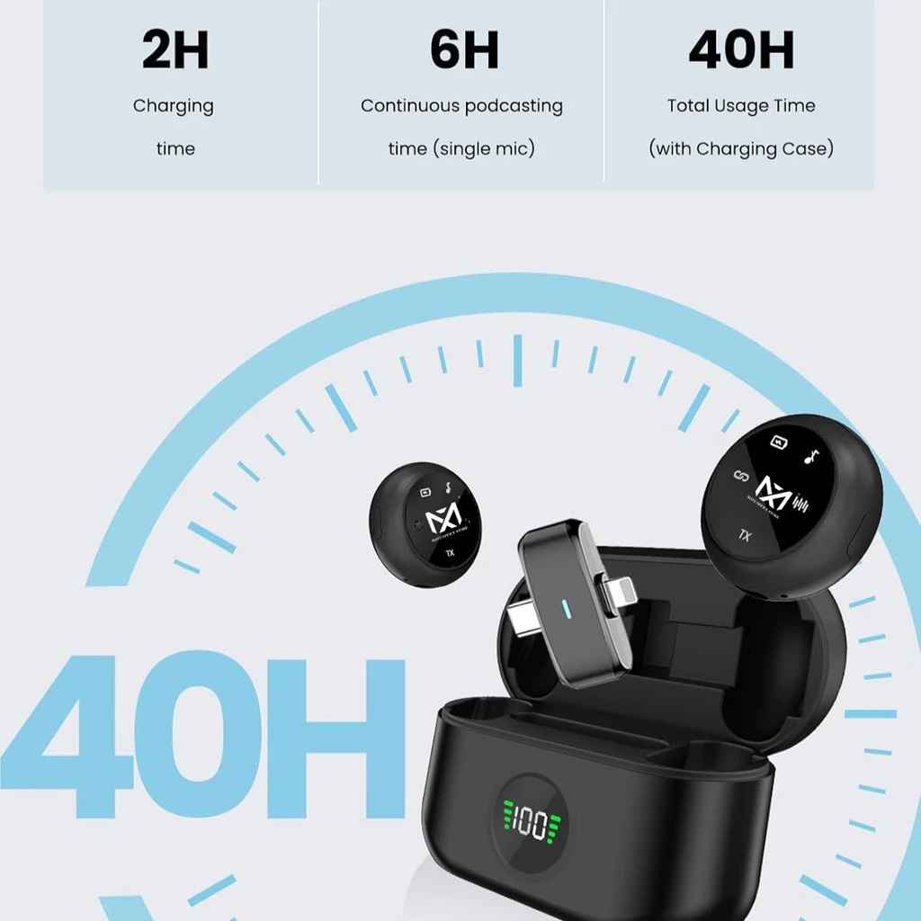  Mayy K31 Wirelles Microphone 2-In-1