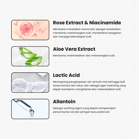 Fandi Universal Kosmekreasi Tératu Beauty The Gift of Rose Soothing & Brightening Toner Spray