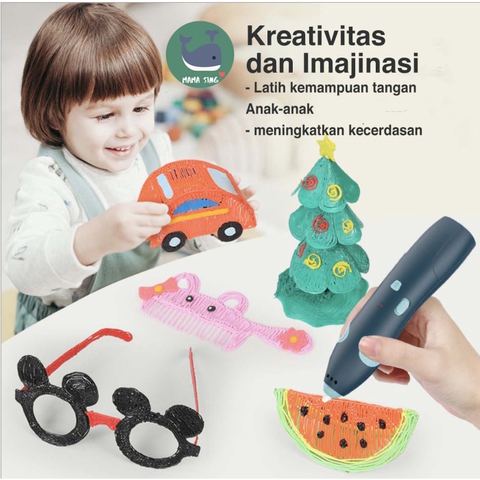 3D Stereoscopic Printing Pen 3