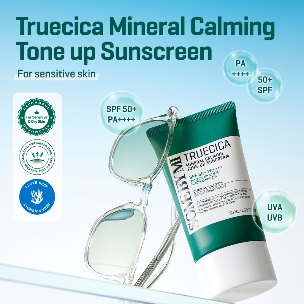Perennbell SOME BY MI Truecica Mineral Calming Tone-up Suncream SPF 50+ PA++++ 