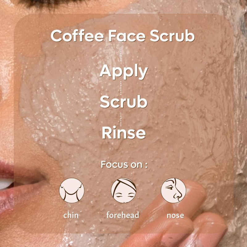 mCaffeine Naked & Raw Coffee Face Scrub 3