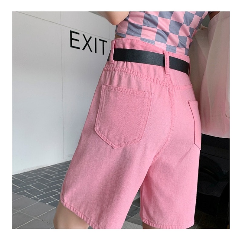 Celana Pendek Denim Korea Warna-Warni 4