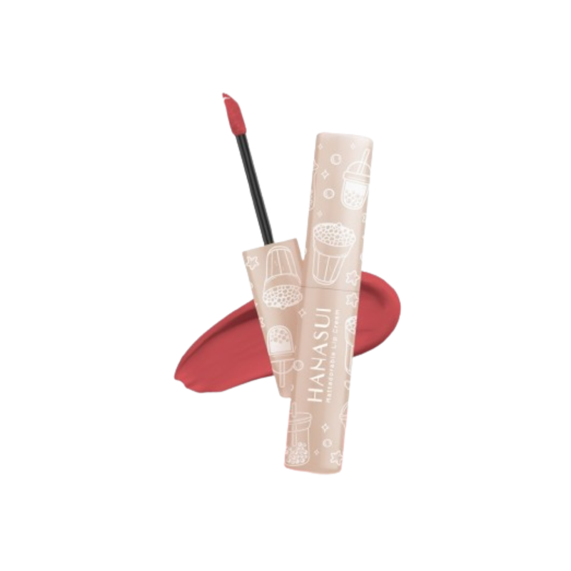 Mattedorable Lip Cream Boba Edition 05 Creamy Peach 1