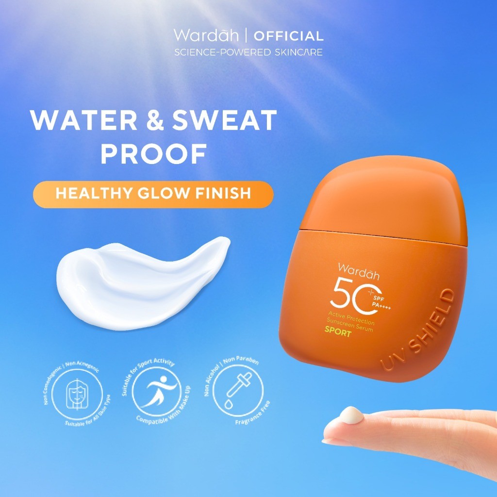 Paragon Technology and Innovation Wardah UV Shield Active Protection Sunscreen Serum SPF 50+ PA++++
