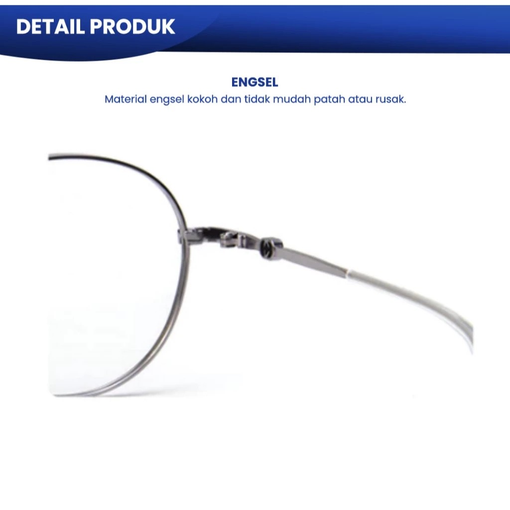 Optic 365 Days IOOI Eyewear Kacamata Round Metal  72598