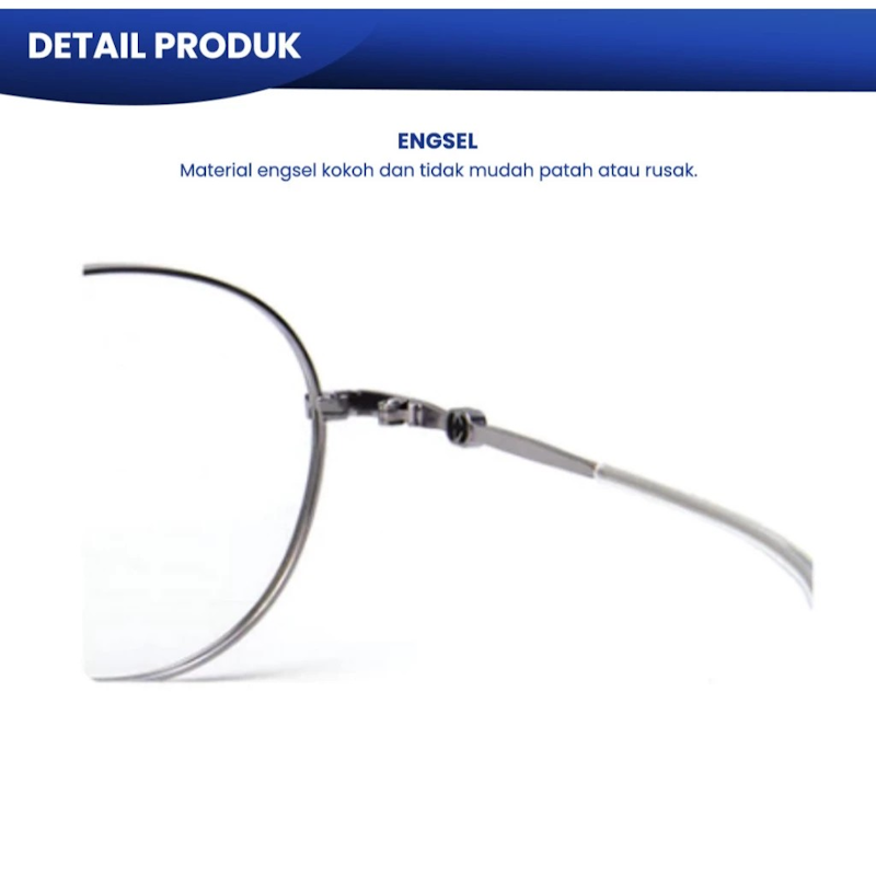 IOOI Eyewear Kacamata Round Metal 2