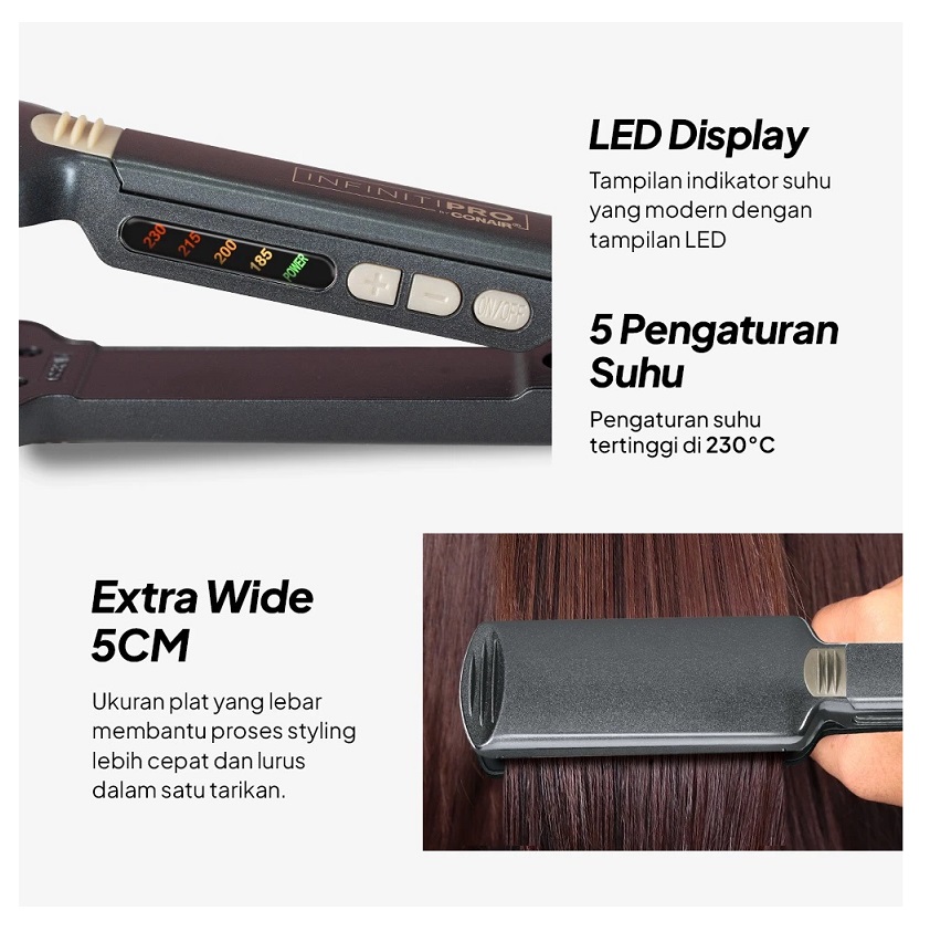 Conair Corporation Conair InfinitiPRO Tourmaline Ceramic 5 cm