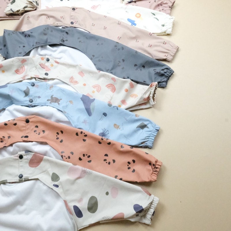 Waterproof Long Sleeve Baby Bib 5