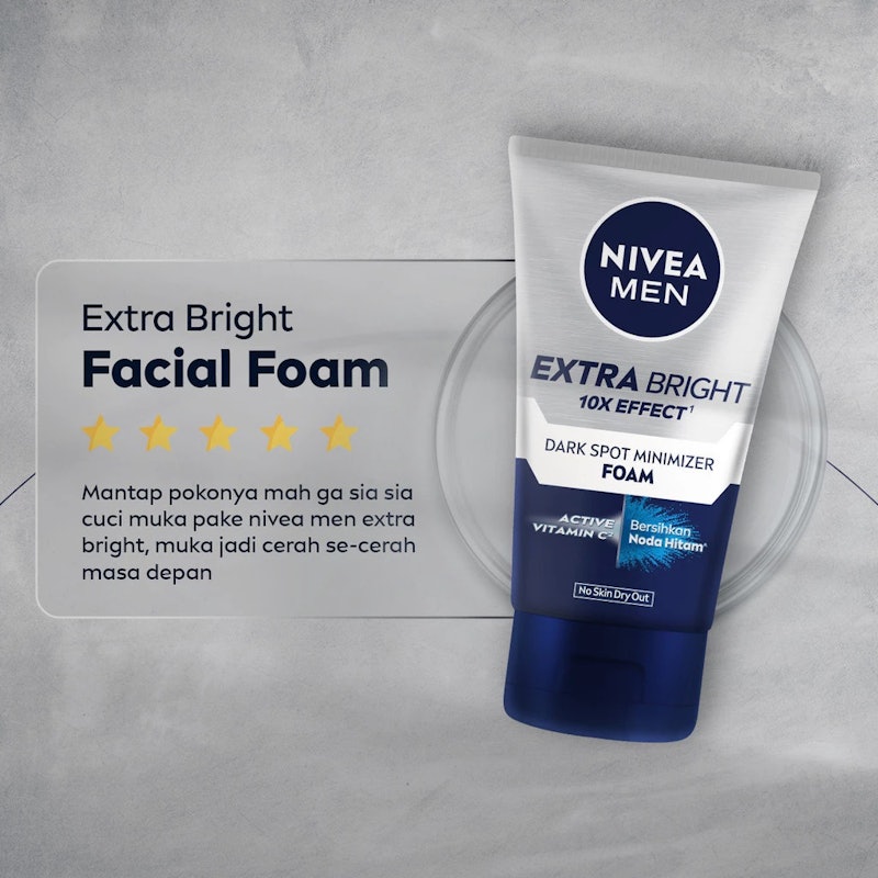 MEN Facial Foam Extra Bright Dark Spot Minimizer Foam 3