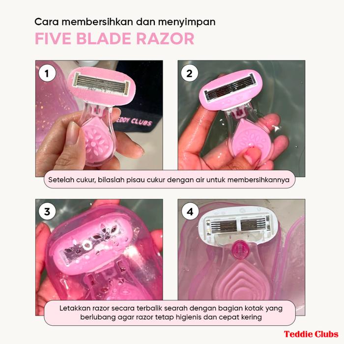 Teddy Clubs Alat Cukur Bulu Wanita 4