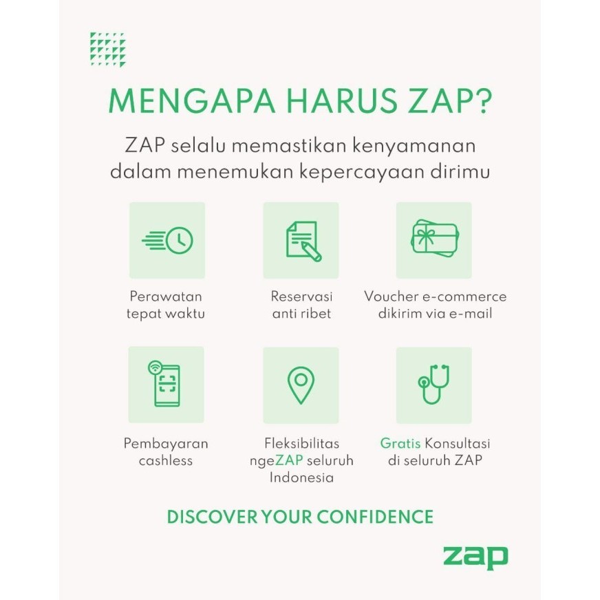 Zulu Alpha Papa ZAP Clinic Voucher Underarm Hair Removal