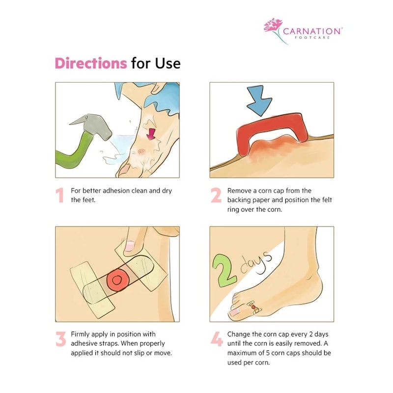 Carnation® Footcare Corn Caps 2