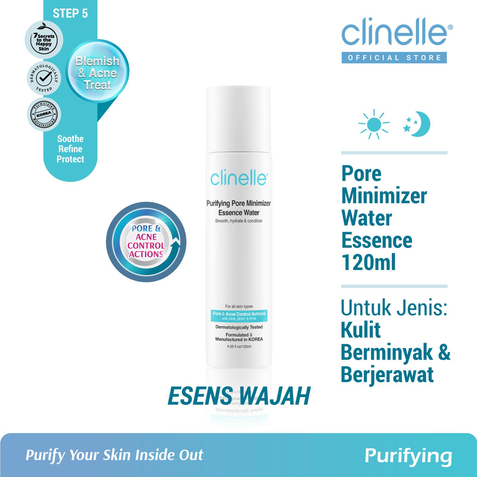 CLINELLE Purifying Pore Minimizer Essence Water 5