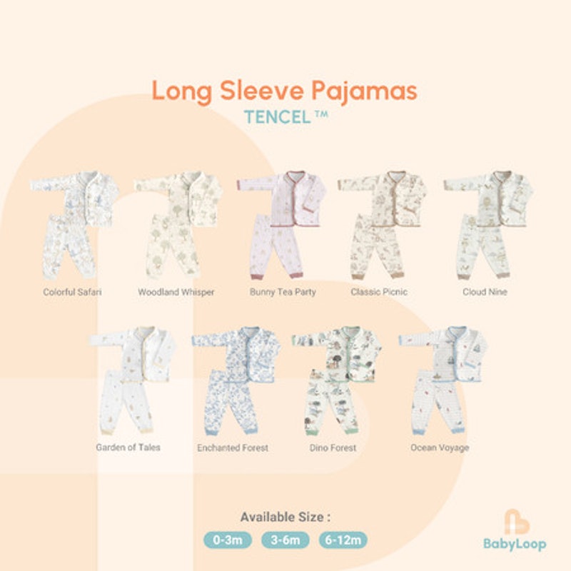 Baby Loop Long Sleeve Pajamas TENCEL™ 2
