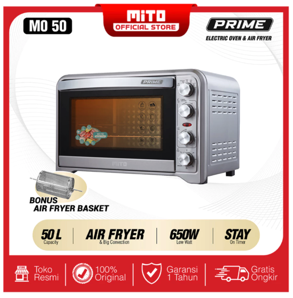 Mahakarya Sukses Indonesia Mito Electric Oven + Air Fryer Prime MO50