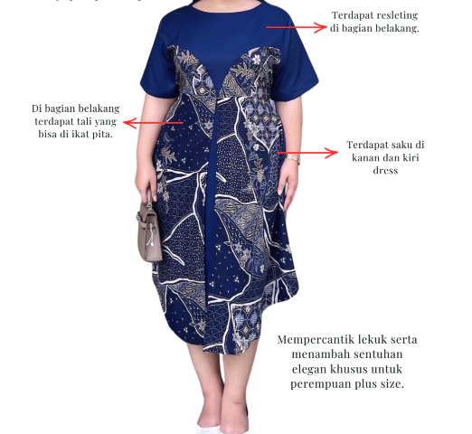  Atractiv Anaya Dress Batik Jumbo 