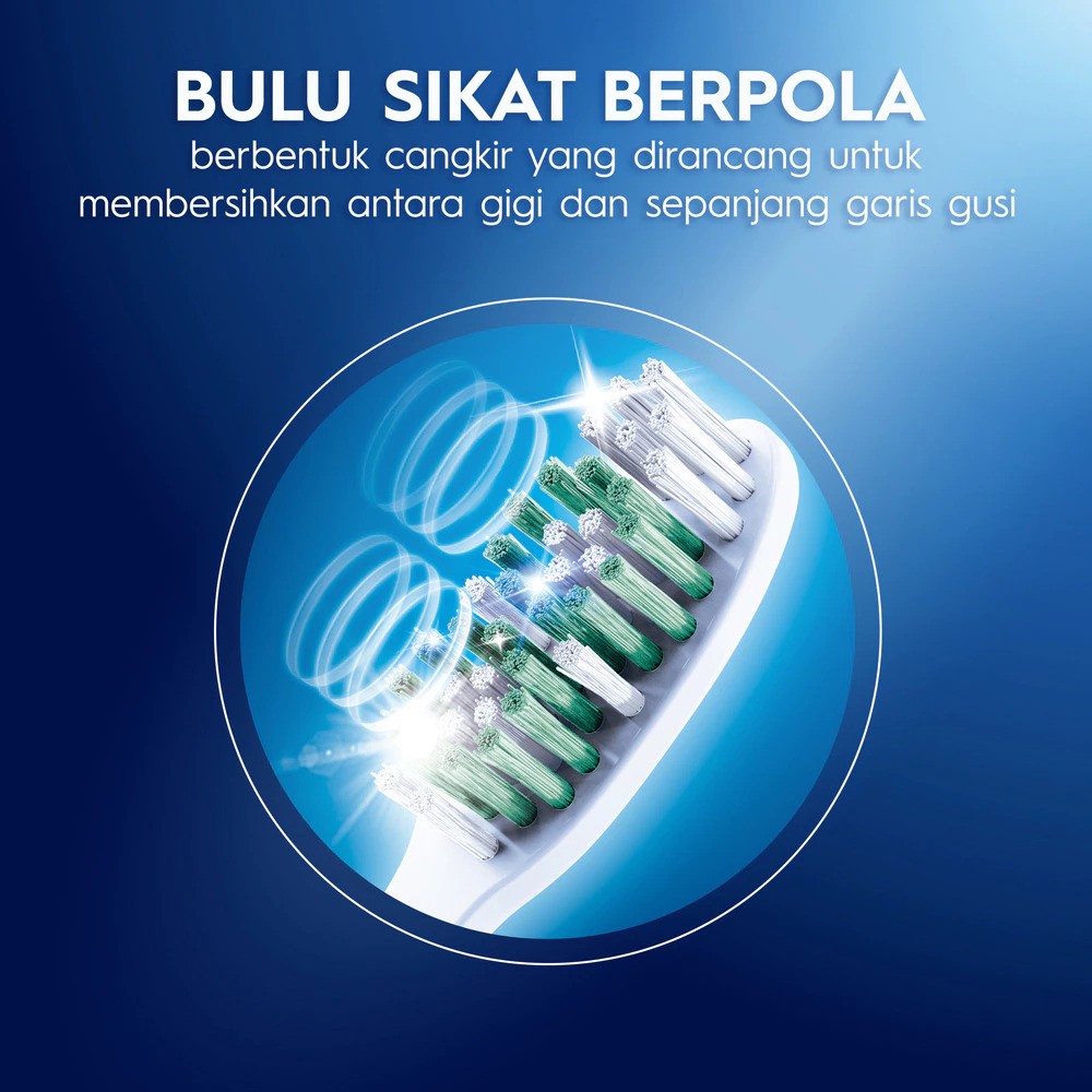 Sikat Gigi All Rounder 123 Medium 3 pcs 2