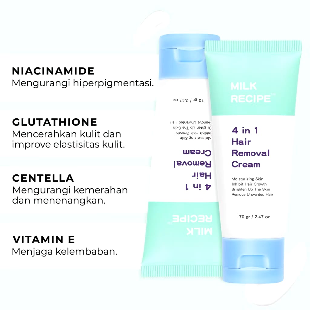 Milk Recipe Milk Recipe 4-in-1 Hair Removal Cream