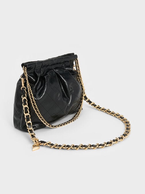 CHARLES & KEITH  Tas Hobo Duo Double Chain  CK2-40671449