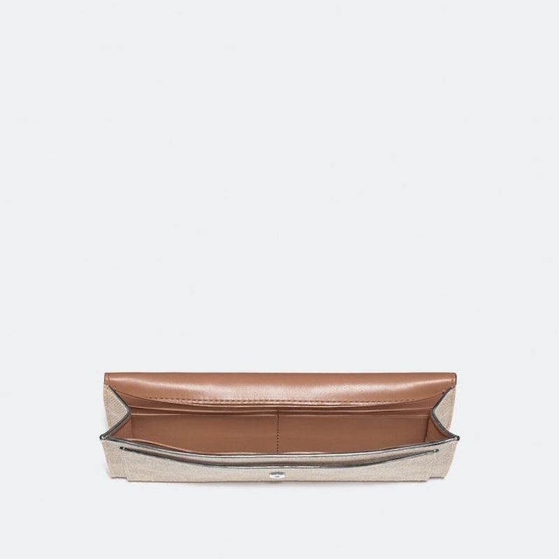 Soft Wallet In Colorblock Signature Canvas 2