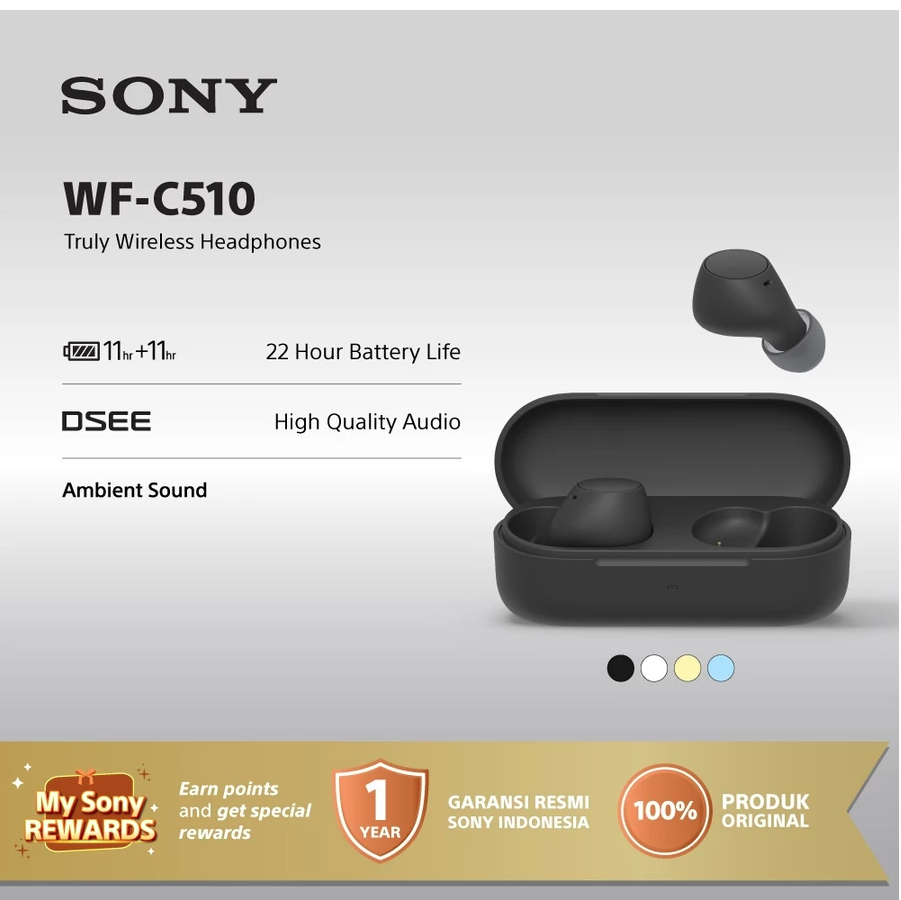 SONY Sony Truly Wireless Headphones WF-C510