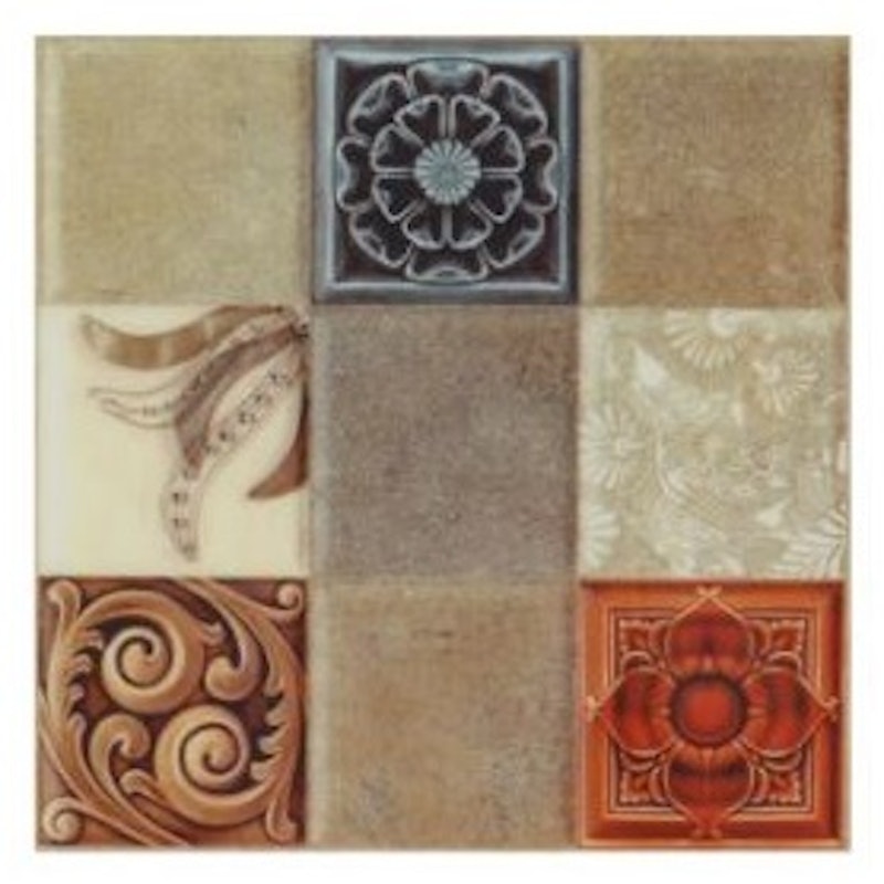 Stiker Dinding Mosaik 3D 3
