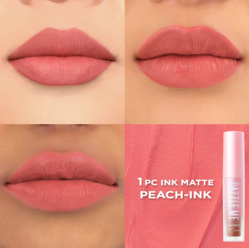 Ink-Matte Lip Cream P01 Peach-Ink 2